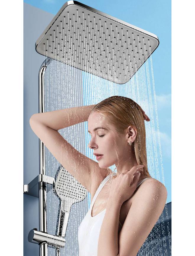 Pleasant shower after a tiring day